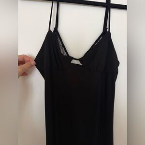 Pull&Bear Black Midi Dress